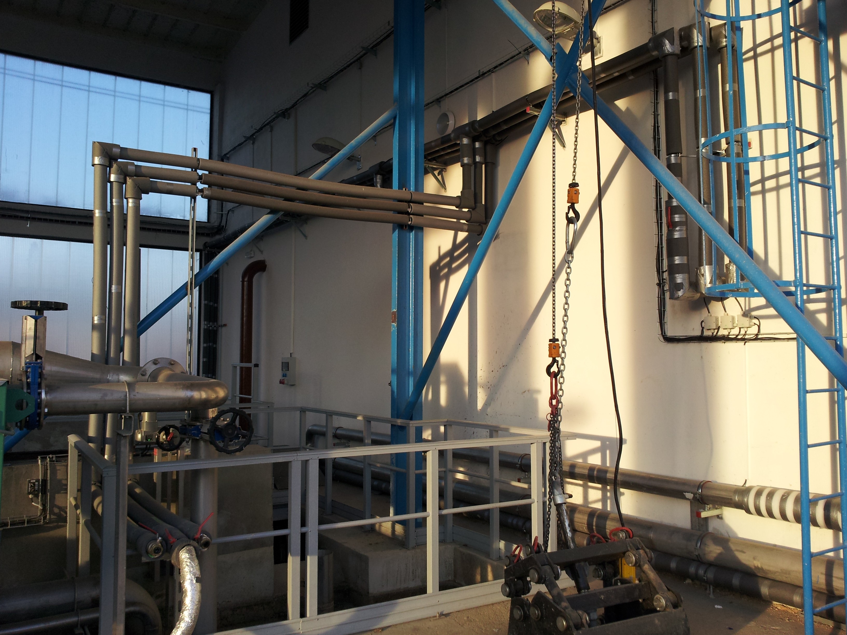 Temperov�n� vjezdu do obchodn� administrativn�ho centra Praha